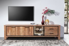 Akazio von GUTMANN - Lowboard 71235 Akazie/ schwarz