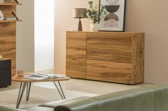 Como von Schösswender - Wohnwand VSCO 01R Kupfereiche bronze geölt