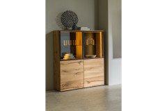 Como von Schösswender - Wohnwand VSCO 01R Kupfereiche bronze geölt