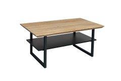 Bella-living von Elfo Möbel - Sideboard 3511 Eiche/ schwarz