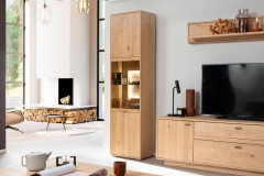 Freeport von MCA - Wohnwand dreiteilig, Ast-/ Balkeneiche