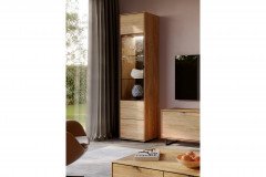 Rosa von Elfo Möbel - Wohnwand Eiche, inklusive Beleuchtung