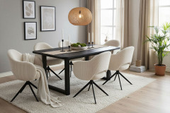 Black Smooth von SIT Möbel - Beistelltisch Mangoholz, massiv