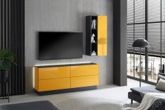 Colors von Mäusbacher - Couchtisch in Vulkanschwarz