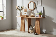 Wave-living von SIT Möbel - Konsolentisch aus massiver Akazie