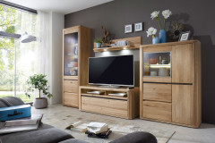 Korsika von IDEAL Möbel - Wohnwand 01 Kernbuche
