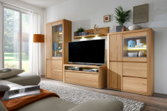 Korsika von IDEAL Möbel - Wohnwand 01 Kernbuche