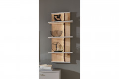 Josh von IDEAL Möbel - Wohnwand in Kaschmir mit Baumrinde