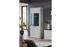 Wave-living von IDEAL Möbel - Wohnwand in Weiß und Marmor