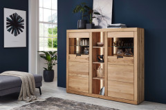 Esberg von IDEAL Möbel - Wohnwand Artisan Eiche und Schieferoptik