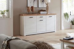 Nizza von IDEAL Möbel - Wohnwand Pino Aurelio und Eiche Artisan
