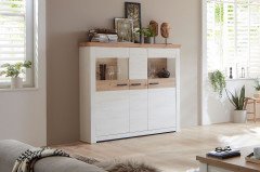Nizza von IDEAL Möbel - Wohnwand Pino Aurelio und Eiche Artisan
