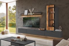 WM 2470 von Wöstmann - Sideboard in Lack graphitgrau