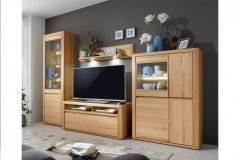 Korsika von IDEAL Möbel - Wohnwand 01 Kernbuche