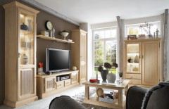 Madrid aus der Kollektion Letz - Wohnwand 001 Pinienholz