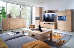 Tarragona von MCA - Wohnwand 1 Eiche bianco