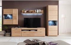 Tarragona von MCA - Wohnwand 1 Eiche bianco