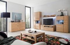 Tarragona von MCA - Wohnwand 1 Eiche bianco