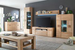 Bologna von MCA - Wohnwand Eiche Bianco