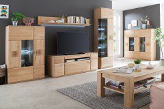 Bologna von MCA - Wohnwand Eiche Bianco