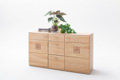 Bologna von MCA - Wohnwand Eiche Bianco