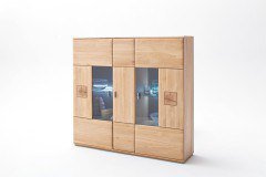 Bologna von MCA - Wohnwand Eiche Bianco