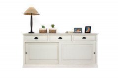 New Port von Rojas Mobiliario - Sideboard Pinie weiß gebürstet