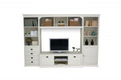 New Port von Rojas Mobiliario - Sideboard Pinie weiß gebürstet