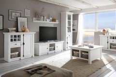 Westerland von Kollektion Letz - Wohnwand 6P PX 23 Pinie weiß