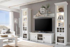 Westerland von Kollektion Letz - Wohnwand 6P PX 23 Pinie weiß