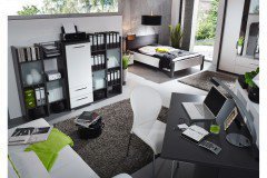 Nice4Home-F von Rauch Orange - Raumteiler mit Schräge weiß