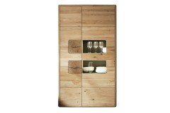 Solento von Wöstmann - Couchtisch Wildeiche/ Mattglas cubanit