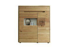 Solento von Wöstmann - Couchtisch Wildeiche/ Mattglas cubanit