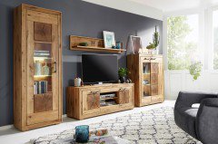 WZ-0315 von GK Möbelvertrieb - Wohnwand Eiche geölt