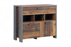 Clif von Forte - Sideboard Clif Beton grau - Old Wood Vintage