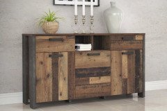 Clif von Forte - Sideboard Clif Beton grau - Old Wood Vintage