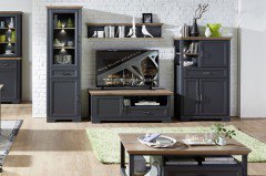 Jasmin von Innostyle - Couchtisch graphit/ Artisan Eiche