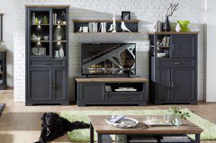 Jasmin von Innostyle - Couchtisch graphit/ Artisan Eiche