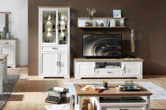 Jasmin von Innostyle - Couchtisch graphit/ Artisan Eiche