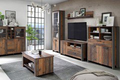 Clif-living von Forte - Lowboard old-wood