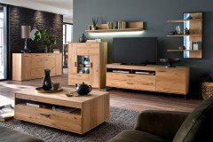 Portland von MCA - Highboard Eiche bianco