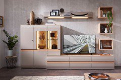 Binz-living von Stralsunder - Highboard BG15072 grau matt