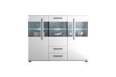 Cantara von Kollektion Letz - Wohnwand 5W iX 91 in Weiß