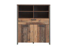 Clif-living von Forte - Lowboard old-wood