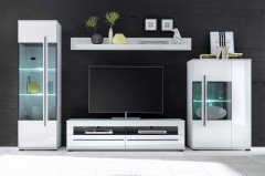 Cantara von Kollektion Letz - Wohnwand 5W iX 91 in Weiß