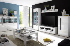 Cantara von Kollektion Letz - Wohnwand 5W iX 91 in Weiß