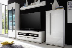 Cantara von Kollektion Letz - Wohnwand 5W iX 91 in Weiß