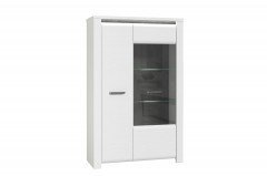 Brugia von Forte - Wohnwand weiß/ Betonoptik