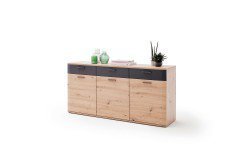 Cortona von MCA - Sideboard Balkeneiche/ anthrazit