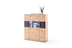 Cortona von MCA - Sideboard Balkeneiche/ anthrazit